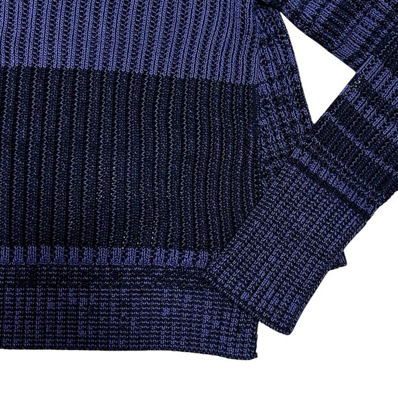 Peruvian Connection Pima Cotton Sweater Open Knit Cropped Long Sleeve Size XS - Picture 4 of 8